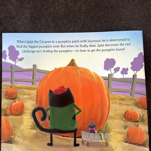 Splat the Cat & the Pumpkin Picking Plan Book by Rob Scotton for kids - Picture 4 of 5